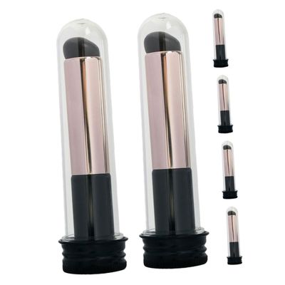 Beaupretty 6pcs Travel Lip Brush Wand Reusable Lipstick Applicator for Lip Makeup for Women