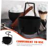 Beaupretty 1set Stainless Steel Shaving Brush Stand Soap Bowl Men Shaving Holder for Fast Drying and Quality Bathroom Decor view 2