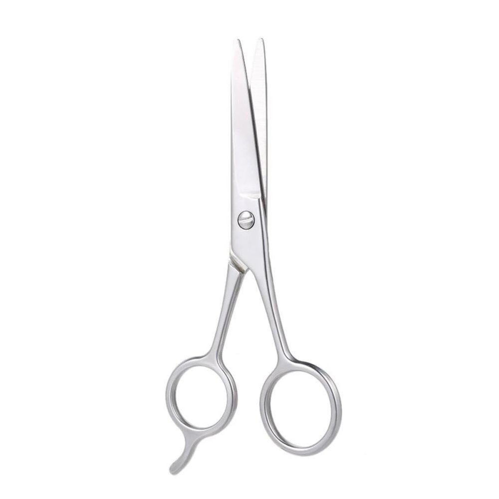 Beaupretty Stainless Steel Beard and Eyebrow Scissors Set 2-Piece Hairdressing Scissors for Men Precision Grooming Tools for Daily Use for Beard Care and Eyebrow Trimming