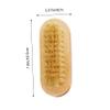 Baluue 2pcs Double Sided Wooden Nail Brushes for Fingernail Cleaning Comfortable Grip Nail Art Tool Gentle Bristle Design for Healthy Grooming Portable Manicure and Essential view 2