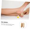 Baluue 2pcs Double Sided Wooden Nail Brushes for Fingernail Cleaning Comfortable Grip Nail Art Tool Gentle Bristle Design for Healthy Grooming Portable Manicure and Essential view 3