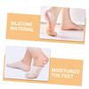 Beaupretty 1 Pair Silicone Moisturizing Socks for Dry Cracked Feet Reusable Spa Foot Mask with Heel Crack Prevention Skin view 3