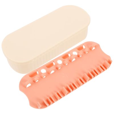 ABOOFAN Makeup Brush Cleaner Box Portable Makeup Tool Cleaning Storage Holder Compact Design for Cleaning for Home and Travel Use Great present