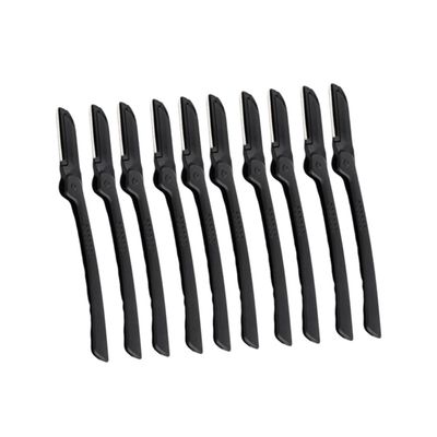 Healvian 10-Piece Portable Eyebrow Razor Set Folding Eyebrow Trimmer Tools for Makeup for Women for Home Use