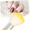 Vaguelly 2pcs Nail Dust Removal Makeup Brush Nail Powder Cleaner for Professional Diy view 2