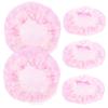 Beatifufu 5Pcs Pink Invisible Bun Hair Nets Set for Women Breathable Reusable Hair Accessories for Ballet Dance Skating Gymnastics and Everyday Styling view 1