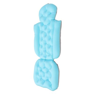 NOLITOY Bathtub Pillow Suction Cups Full Body Mat Non Slip Shower Mat Back Support Pillow for Adults Easy to Clean