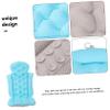 NOLITOY Bathtub Pillow Suction Cups Full Body Mat Non Slip Shower Mat Back Support Pillow for Adults Easy to Clean view 3