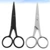 Gogogmee 2pcs Men Scissors Facial Hair Trimmer Beard Shaper Comb Beard Grooming Hair Trimmer Body Clipper for Men Random Color view 3