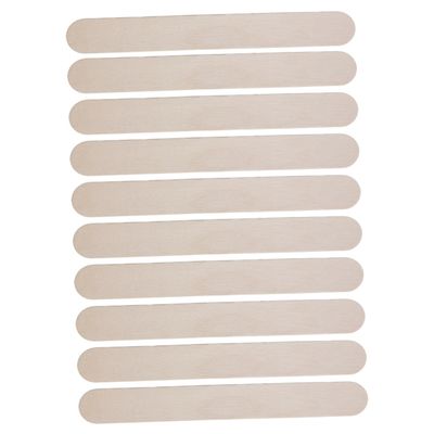 Ipetboom Hair Removal Wooden Spatula Sticks Wax Applicator Safe Material for Salon Home Use