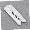 GALPADA Men's Stainless Steel Beard Shaper Comb Hair Comb Mustache Brush Beard Brush Static Folding Tool for Home Barber Salon view 2