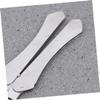 GALPADA Men's Stainless Steel Beard Shaper Comb Hair Comb Mustache Brush Beard Brush Static Folding Tool for Home Barber Salon view 3