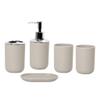 THJKUPO Bathroom Toiletry Set Bathroom Travel Toiletry Cup Five-Piece Home for Two(Black) view 1