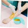 Healeved Silicone Wax Warmer Bowl Lid Professional Hair Removal Waxing Pot Easy Clean and Heat Resistant Compatible Wax Warmers for Eyebrow Bikini Waxing view 3