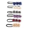 ARTSEWPLY 6pcs Elegant Flower Hair Bun Maker Lightweight Ribbon Styling Tools for Girls for Parties and Everyday Wear view 1