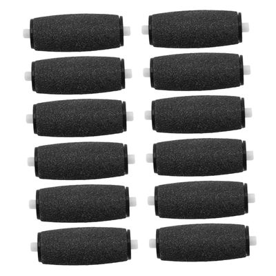 Beaupretty 12pcs Electric Foot File Replacement Rollers for Care Easy Install Rough Skin Remover Durable Polishing Head for Smoother Feet