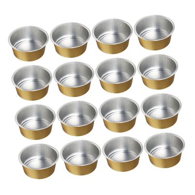 EXQUIMEUBLE 25pcs Aluminum Foil Wax Molding Bowl for Wax Beans Baking Candle Molding Hair Removal Home Salon