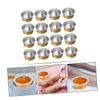 EXQUIMEUBLE 25pcs Aluminum Foil Wax Molding Bowl for Wax Beans Baking Candle Molding Hair Removal Home Salon view 4