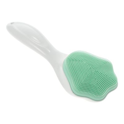 ELAYARD Silicone Face Brush Long Handle Cute Cat Paw Cleansing Brush for Deep Cleaning Exfoliating Facial Scrubber for Daily Skincare Routine