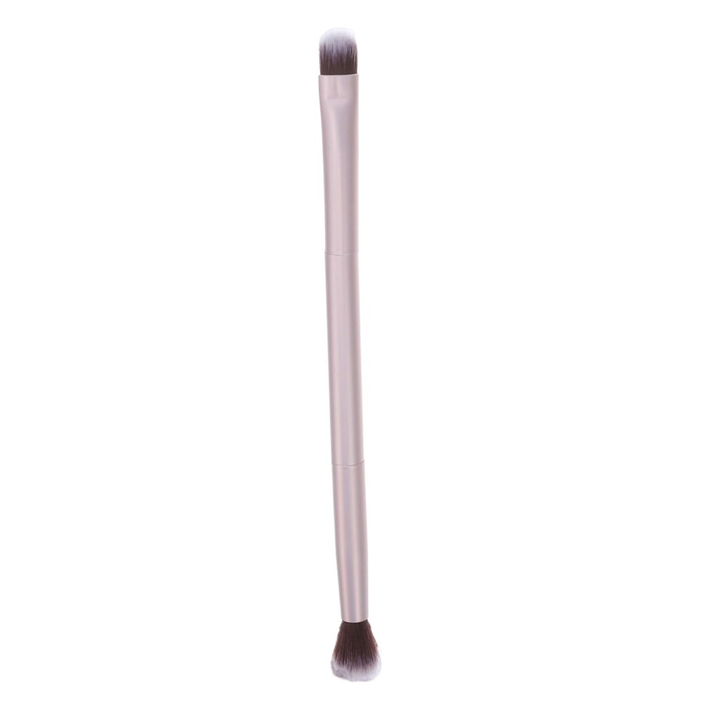 FOMIYES Double-ended Makeup Brush for Eyebrow Eye Shadow Foundation Matted Gold Professional Cosmetics Brush for Women