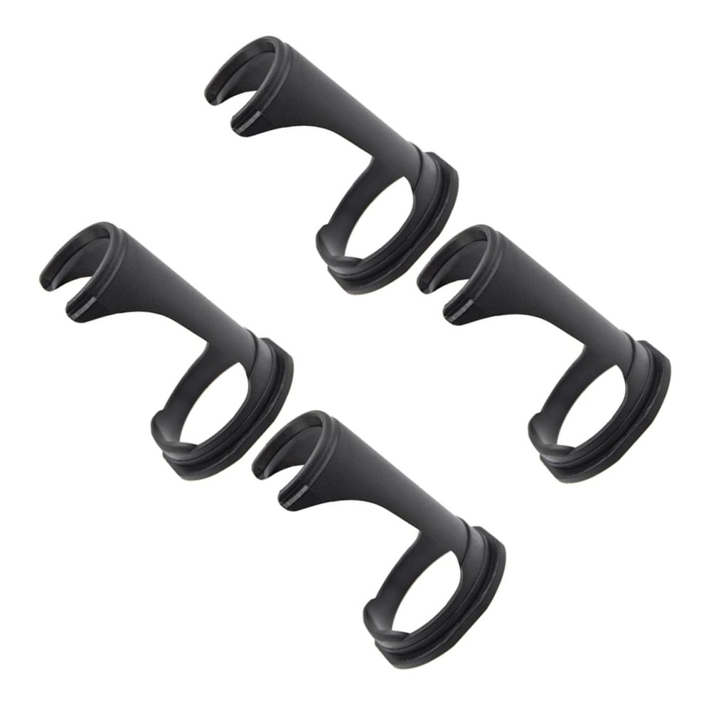EXQUIMEUBLE 4pcs Shaving Brush Holder Stand for Men Non- Base Material for Home and Salon Use Keeps Brushes Dry and Organized