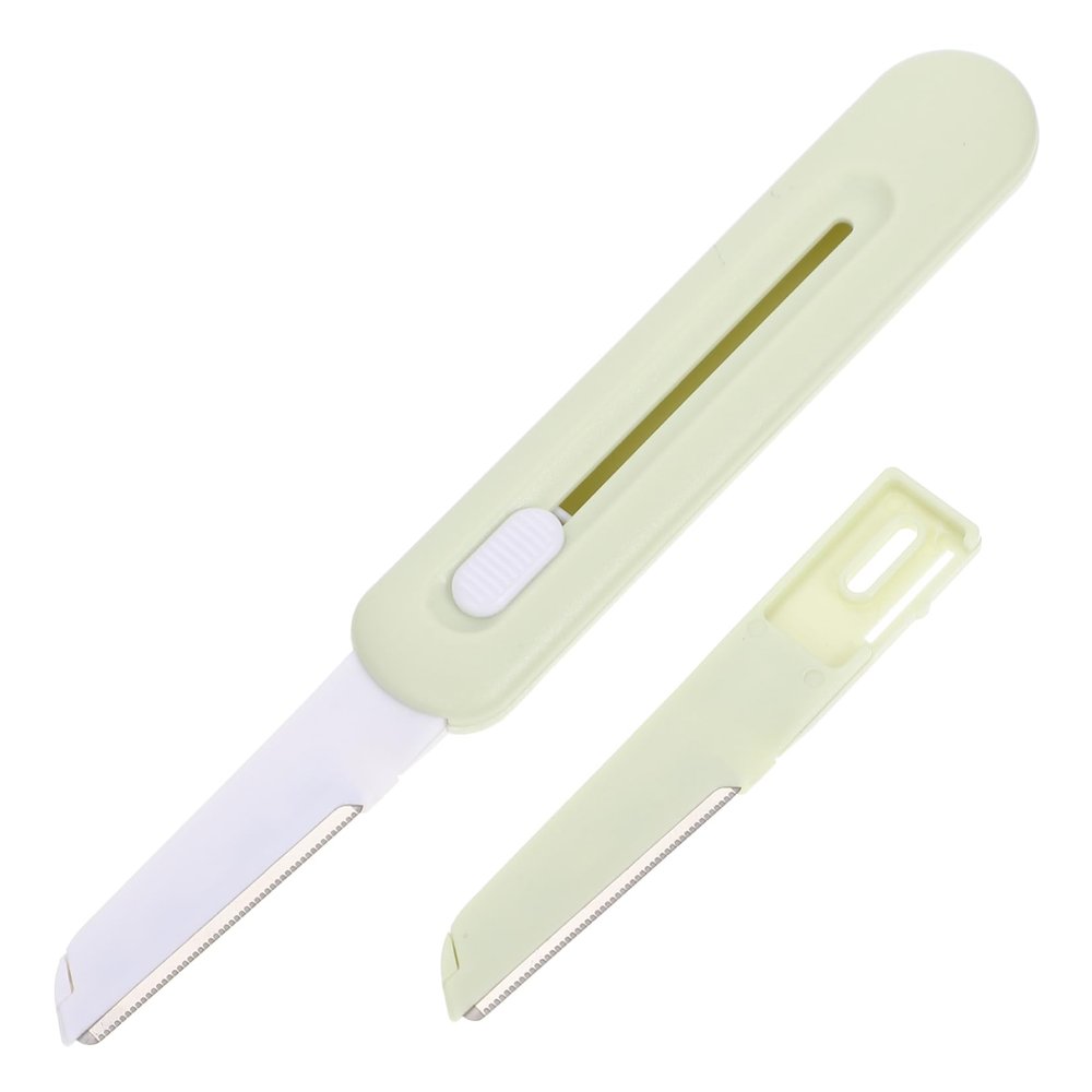 PartyKindom 1 Set Eyebrow Razor with Replacement Head Ergonomic Stainless Steel Hair Remover for Women Portable Bikini Armpit Trimmer Safe Travel Gentle Easy to Use