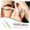 PartyKindom 1 Set Eyebrow Razor with Replacement Head Ergonomic Stainless Steel Hair Remover for Women Portable Bikini Armpit Trimmer Safe Travel Gentle Easy to Use view 2