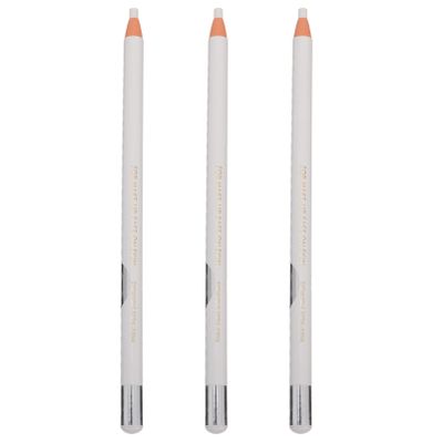 EPIGEIST 3pcs Eyebrow Liner Highlighter Makeup Pen White Jumbo Eye Pencil Soft Silkworm Eyeliner for Beginners Artists