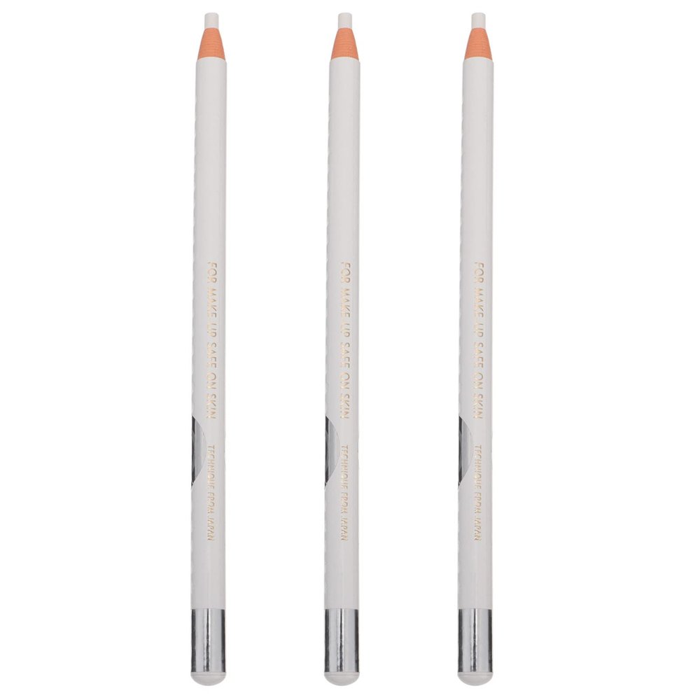 EPIGEIST 3pcs Eyebrow Liner Highlighter Makeup Pen White Jumbo Eye Pencil Soft Silkworm Eyeliner for Beginners Artists