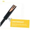 ARTSEWPLY Shape Aluminium Alloy Pencil Sharpener Dual U-Slot for Eyeliner and Brow Pencils Lightweight and Portable Design for Home and School Use Easy to Carry view 3