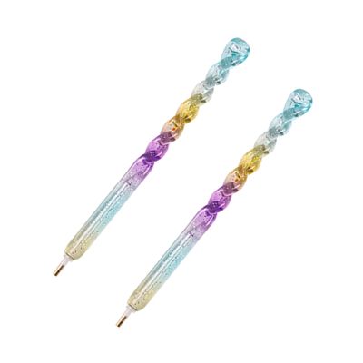 2Pcs Diamond Picture Dotting Pen Plastic Twisted Style