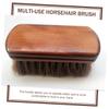 DECORNIJIA Men's Boar Bristle Beard Brush Grooming Tool for Facial Hair Shoe Cleaning Comfortable Handle view 2