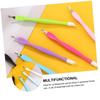 EXQUIMEUBLE 15pcs Manicure Tools Nail Care Kit Cuticle Pusher Dead Skin Scissors Nail Clippers for Home Use Random Color view 3