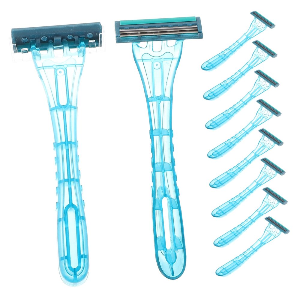 BATHVEVE 20pcs Disposable for Men Women Stainless Steel Multi-use Shaving Tools for Body Facial Hair for Hotels and Travel Versatile Shaver for Comfortable Hair Removal