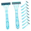 BATHVEVE 20pcs Disposable for Men Women Stainless Steel Multi-use Shaving Tools for Body Facial Hair for Hotels and Travel Versatile Shaver for Comfortable Hair Removal view 1
