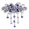 DECORNIJIA Delicate Rhinestone Hair Clip for Women Stylish Automatic Barrette Accessory for Hair Versatile for Various Styles for Daily Wear and Special Occasions view 1