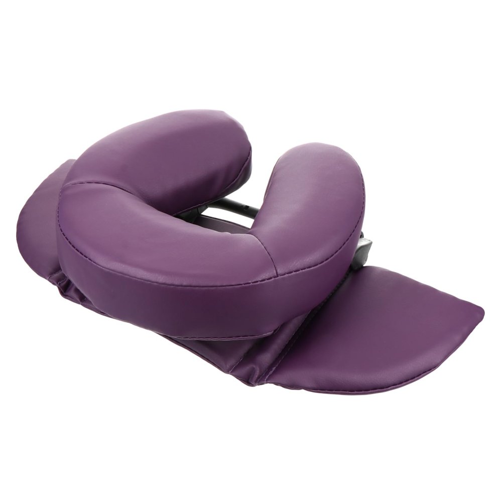 EPIGEIST Facial Pillow for Massage Beds Purple Nap Cushion Comfortable Face Down Sleeping Pillow for Office and Home Use