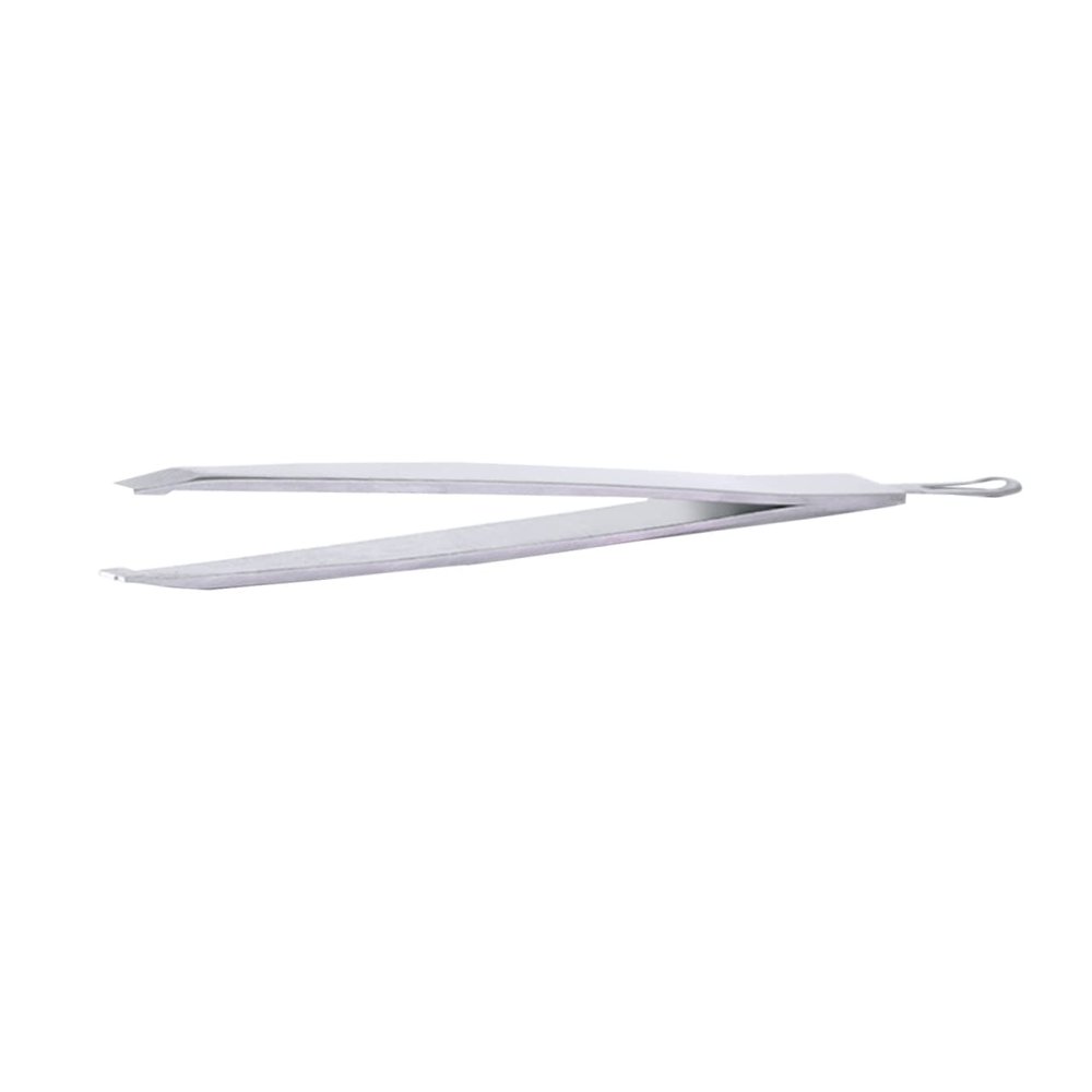 Beaupretty 1pc Stainless Steel Eyebrow Tweezers Multi Functional Makeup Tool for Women Men Portable Eyebrow Clip for Removal Lightweight and Durable Silver Design