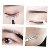 Beaupretty 1pc Stainless Steel Eyebrow Tweezers Multi Functional Makeup Tool for Women Men Portable Eyebrow Clip for Removal Lightweight and Durable Silver Design view 4