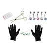 AKOOSY 15pcs Body Piercing Kit Navel Ring Set Fake Belly Button Piercing Kit for Professional Daily Use view 1