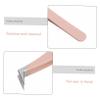 BIUDECO 2Pcs Stainless Steel Eyelash Extension Tweezers Curved Tip Precision Grooming Tools for Application for Professional and Home Use view 3