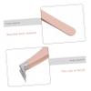 Beaupretty 2pcs Precision Curved Stainless Steel Eyelash Extension Tweezers Grafting Forceps for Professional and Home Use for Accurate Lash Placement and Facial Hair Removal view 3