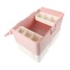 Beaupretty Nail Supply Organizer Manicure Tool Box Nail Dryer Portable Makeup Train Case for Travel view 1