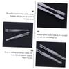ELAYARD Stainless Steel Stamp Nipper Tweezer for Stamps and False Eyelashes Precision Blunt Tip Design for Crafting and Collecting view 3