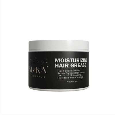 SIKKA Hair Growth Pomade, Moisturizing Hair Grease with Ayurvedic Herbs, Natural Oils
