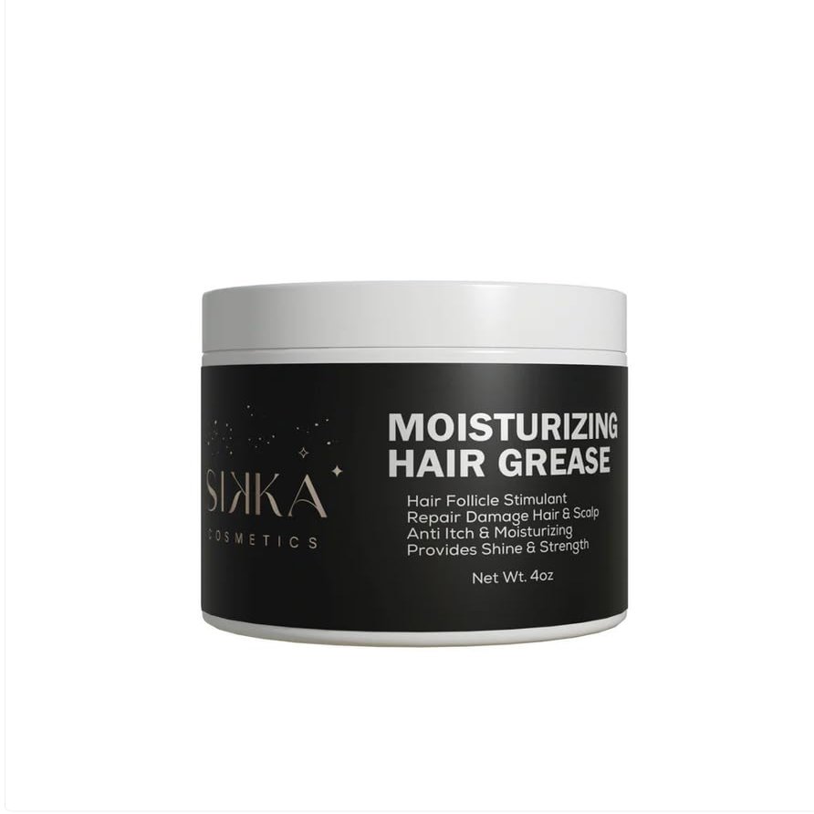 SIKKA Hair Growth Pomade, Moisturizing Hair Grease with Ayurvedic Herbs, Natural Oils