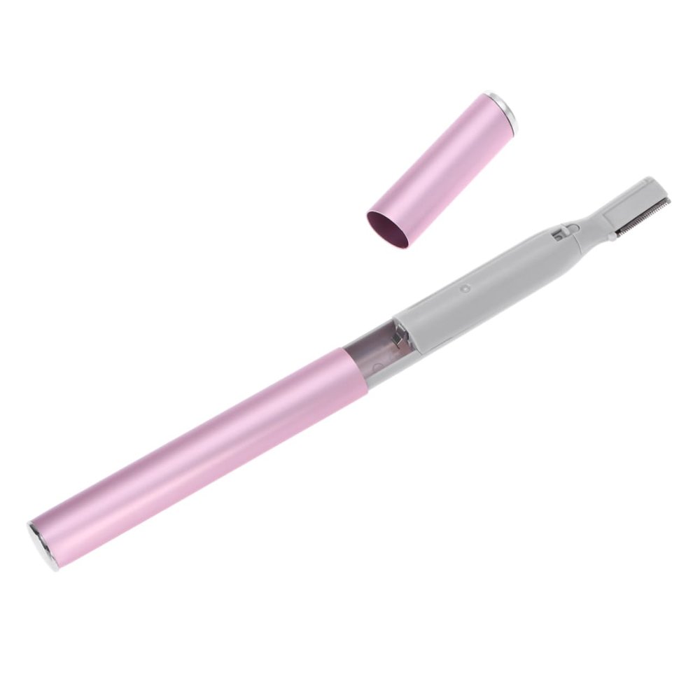 ELAYARD Professional Electric Eyebrow Trimmer for Women Portable Hair Remover Pink Lightweight Design for Easy Facial Hair Removal Anywhere Includes Adapting Comb for Precision