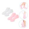 EPIGEIST 2pairs Exfoliating Moisturizing Socks for Women Ankle Socks Pedicure Neoprene Foot Care Supplies view 3