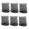 6pcs Bath Gloves Soft Bath Mitt Absorbent Face Towels Face Mitts with Hanging Rope Absorbent Makeup Remover Glove Soft Wash Mittens Hand Towels Grey Fiber view 1