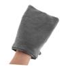 6pcs Bath Gloves Soft Bath Mitt Absorbent Face Towels Face Mitts with Hanging Rope Absorbent Makeup Remover Glove Soft Wash Mittens Hand Towels Grey Fiber view 4